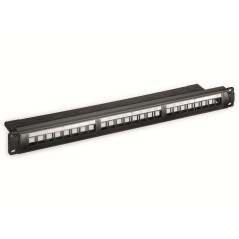 Goobay Patch Panel 24 Ports - Reliable, High-Quality Networking Solution for Optimal Performance